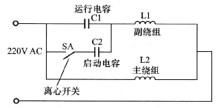 單相雙電容電動機(jī)正確接線方法